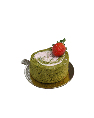 Matcha Raspberry Swissroll